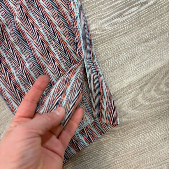 BCBGMAXAZRIA Sebastian Geometric Print Pants Elastic Waist Size M - Picture 5 of 6